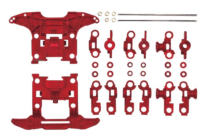 田宮四驅車 15411 N-04／T-04強化單元（紅色）